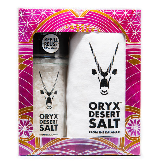 S810G - Salt grinder & Refill Cotton Bag Gift - 2 unit large - 75g (12 PACK)