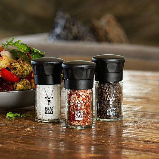 S012 - Oryx Desert Salt Grinder - 50g (12 PACK)