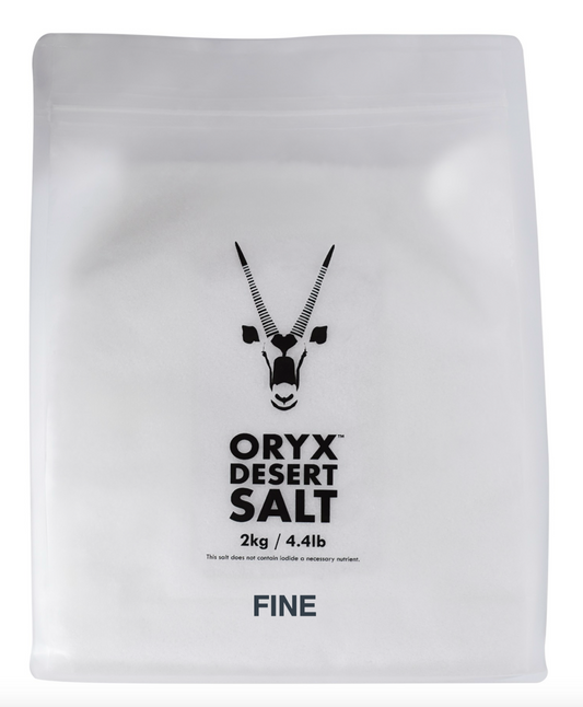 S511 - Oryx Desert Salt Fine Doypak - 2kg (6 PACK)