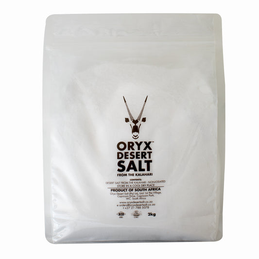 S511 - Oryx Desert Salt Fine Doypak - 2kg (6 PACK)