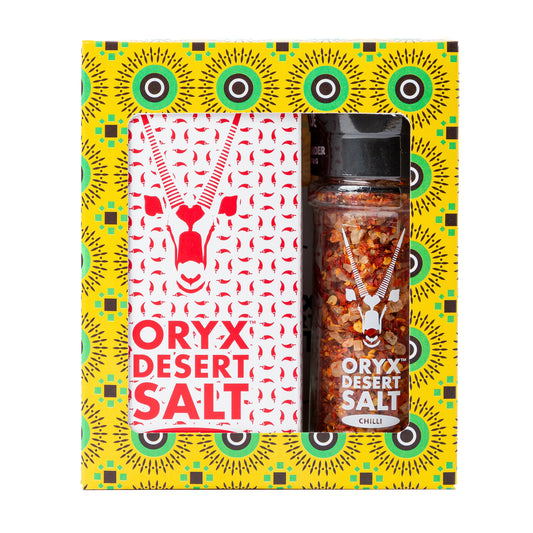 S890 - Chilli salt grinder & refill gift - 2 unit large - 290g (12PACK)