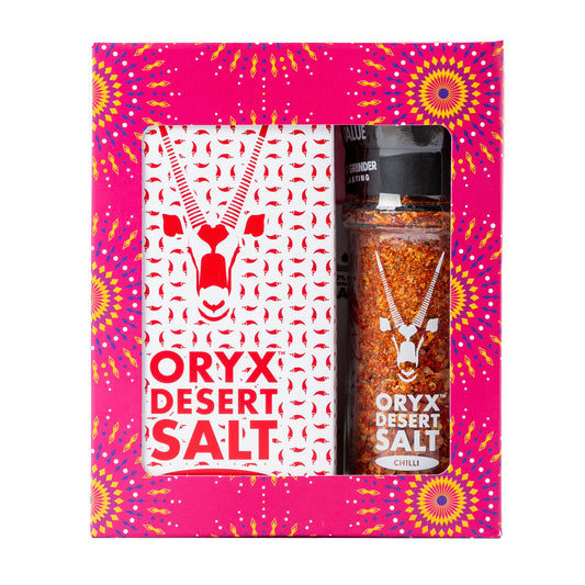 S890 - Chilli salt grinder & refill gift - 2 unit large - 290g (12PACK)