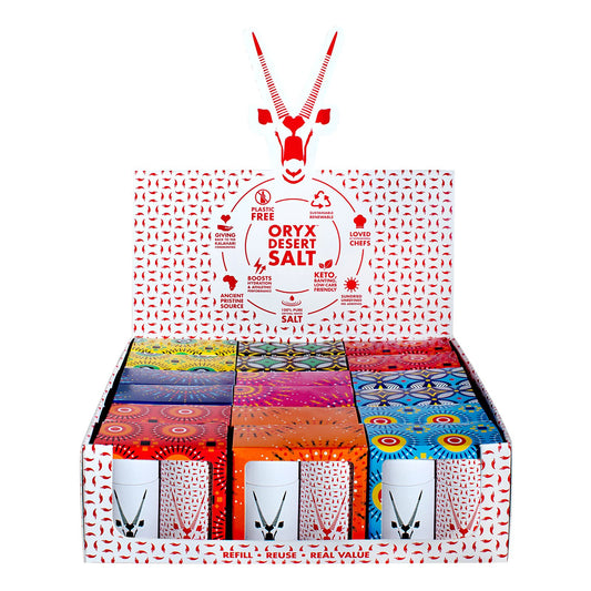 S199 - Salt & Chilli Travel Shakers - Display box - containing 18 sets - each 270g