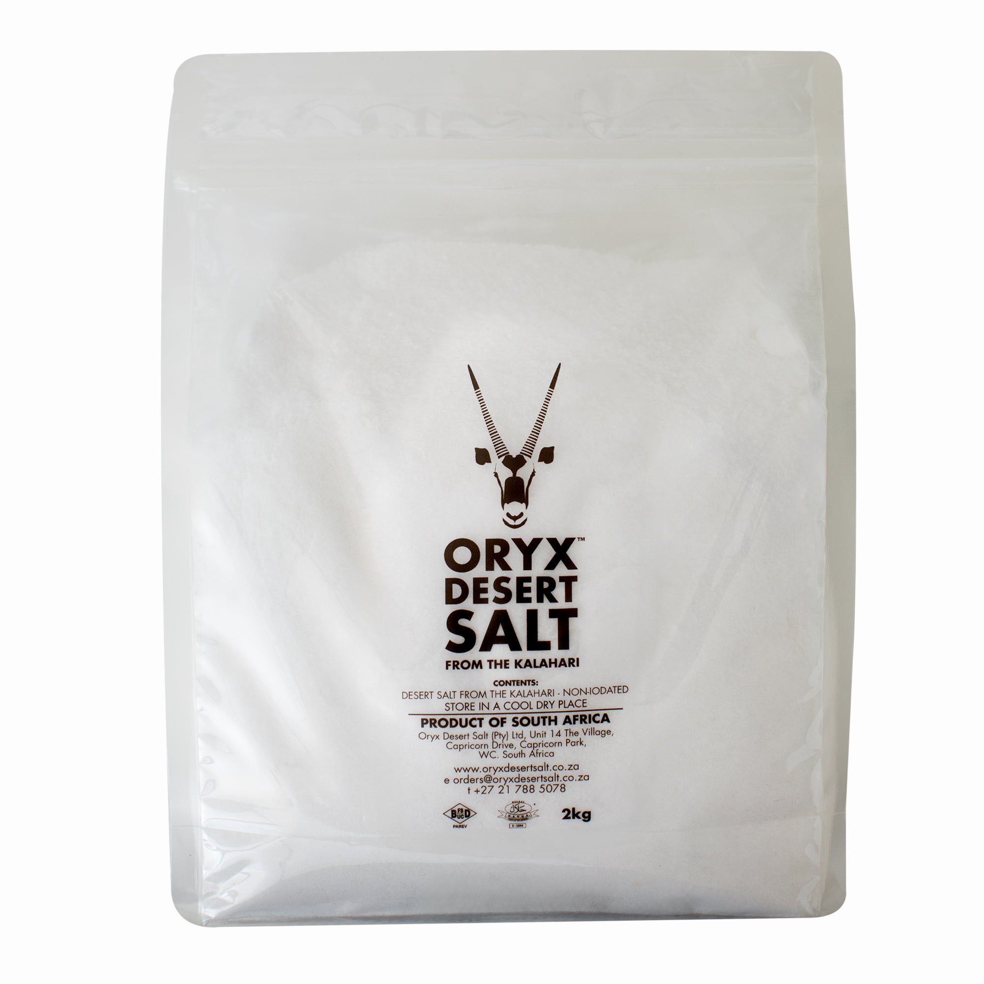 S511 - Oryx Desert Salt Fine Doypak - 2kg (6 PACK) – Oryx Desert Salt ...