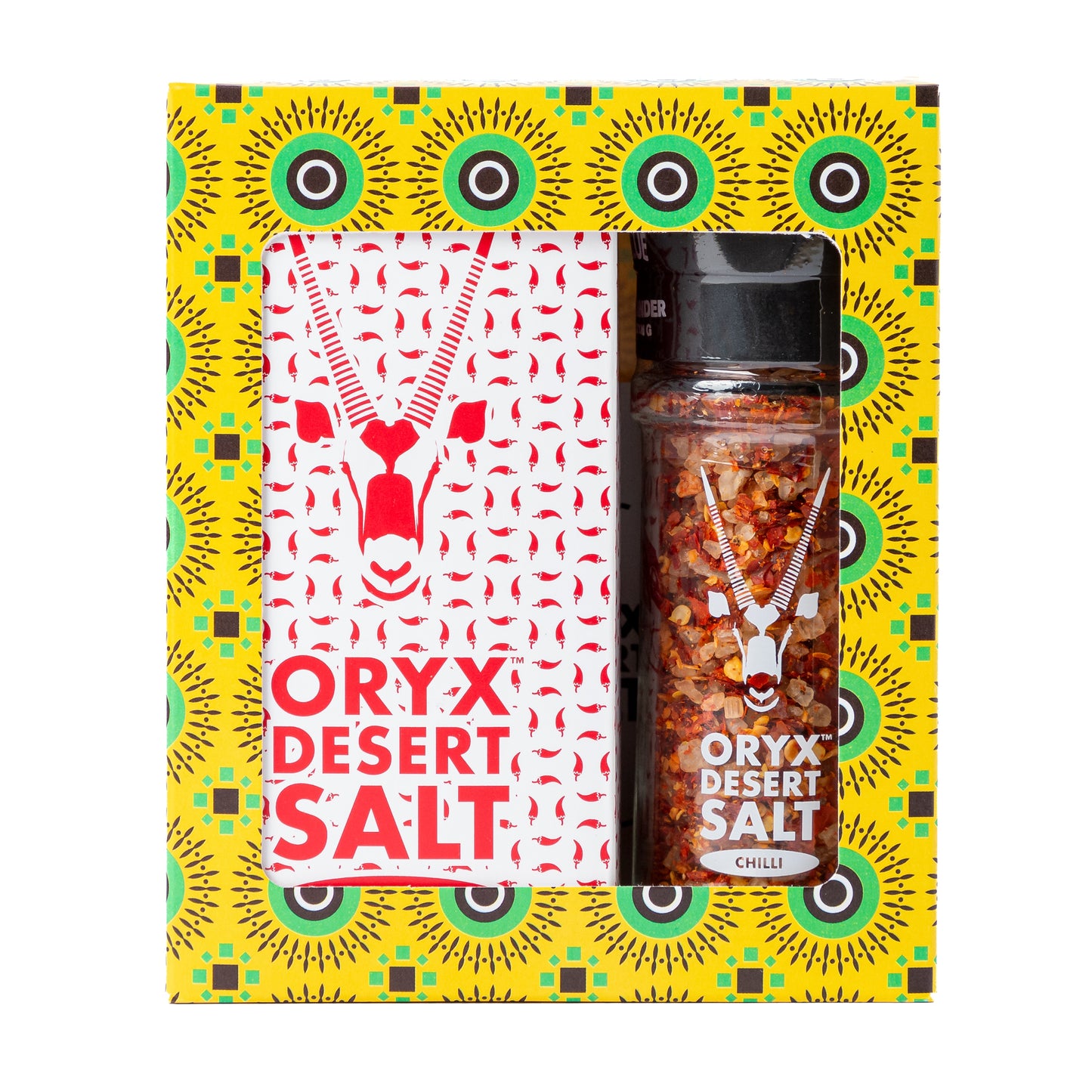 S890 - Chilli salt grinder & refill gift -  2 unit large - 290g (12PACK)