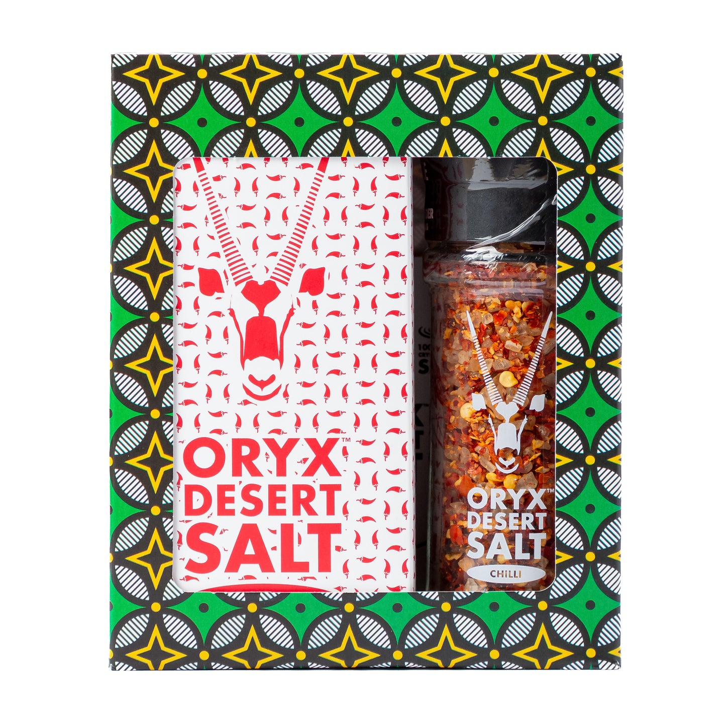 S890 - Chilli salt grinder & refill gift -  2 unit large - 290g (12PACK)