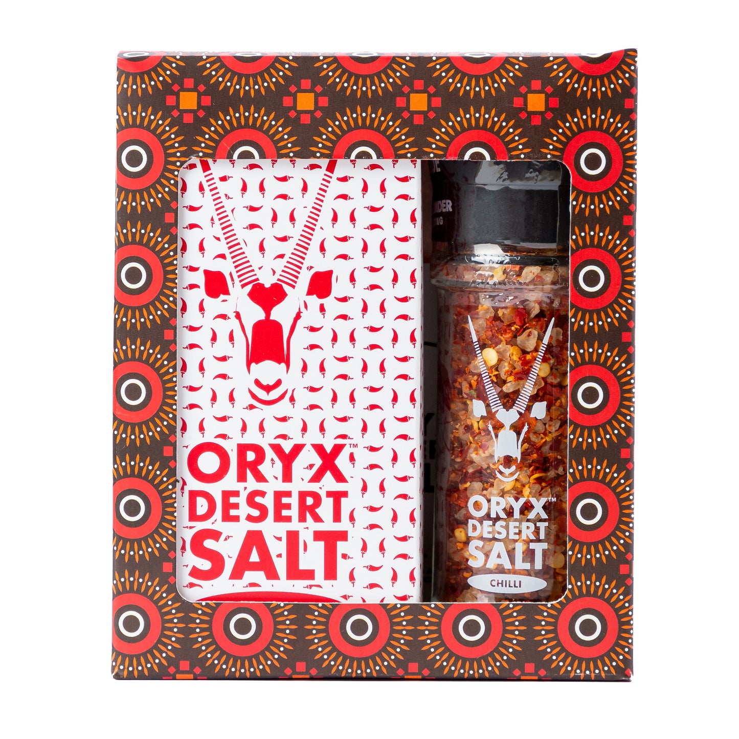 S890 - Chilli salt grinder & refill gift -  2 unit large - 290g (12PACK)